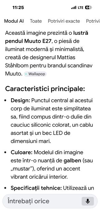 Lampa iluminat MUUTO