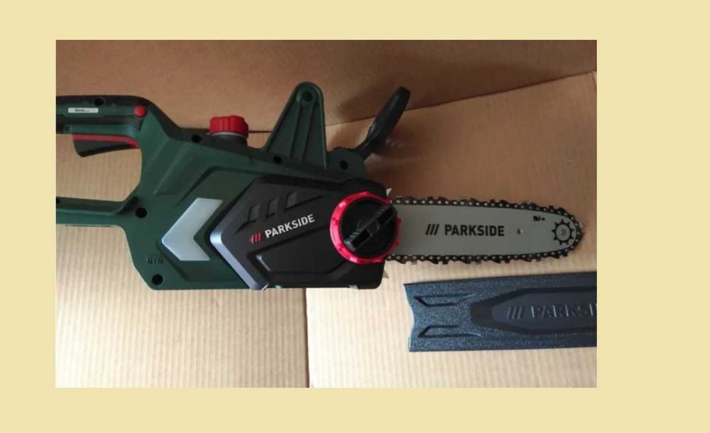 Верижен трион, Парксайд - чисто нов!  доп. батерия и зарядно