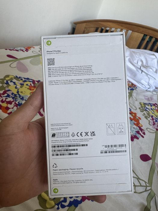 Iphone 17 pro max 256GB