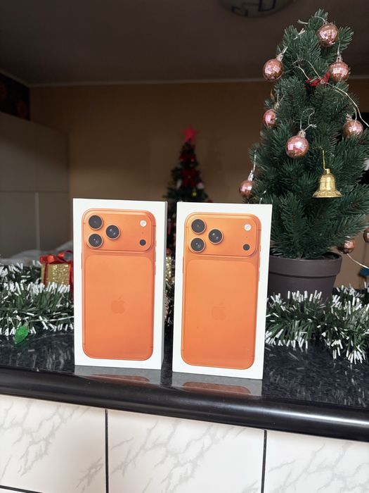 iPhone 17 Pro Max Nou Orange,Garantie,256 GB, Cu Sim Fizic,16 Pro 17
