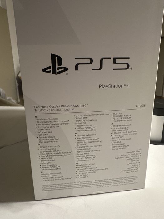 PS5 Slim Disc Edition 1TB [SIGILAT] + 2 Controllere
