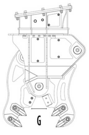 Foarfeca pentru demolare MB Crusher MB-P380 pt excavator 3-6,5 ton
