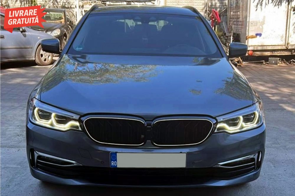 Grile Centrale cu LED BMW Seria 5 G30 G31 (2017-2019) Negru Lucios