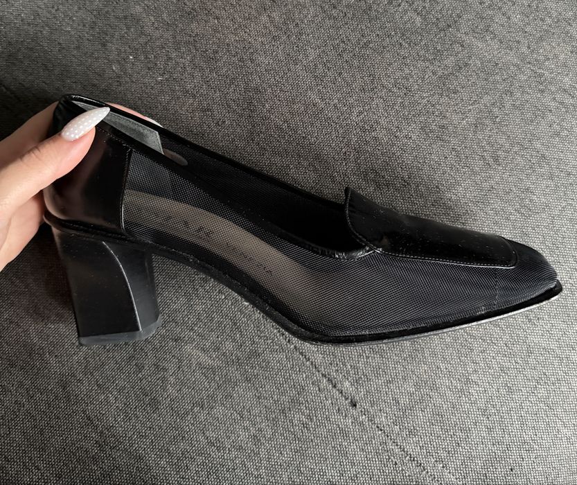 Pantofi Vintage Bamar Venezia-Made in Italy- Piele lăcuită & Mesh