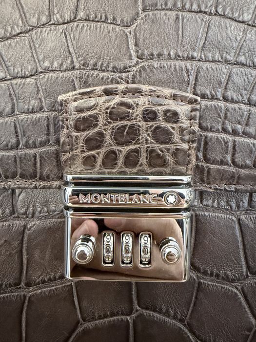 портфель Mont Blanc аллигатор