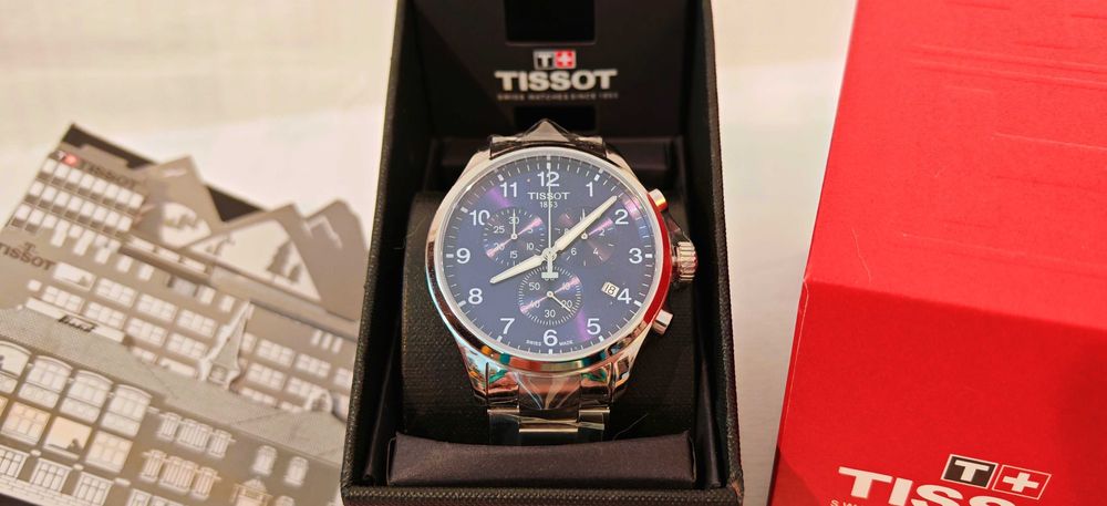 TISSOT CHRONO XL CLASSIC чисто нов часовник с кутия 100% оригинален