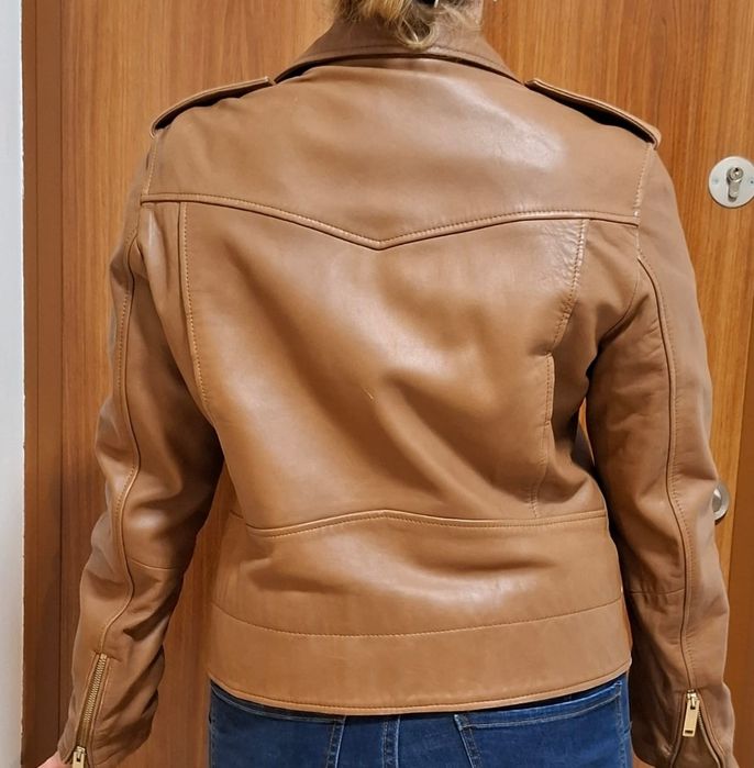 Geaca piele Massimo Dutti