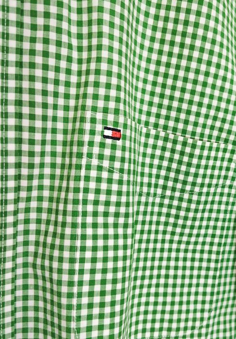 SALE% Tommy Hilfiger Оригинална мъжка риза с къс ръкав размер L
