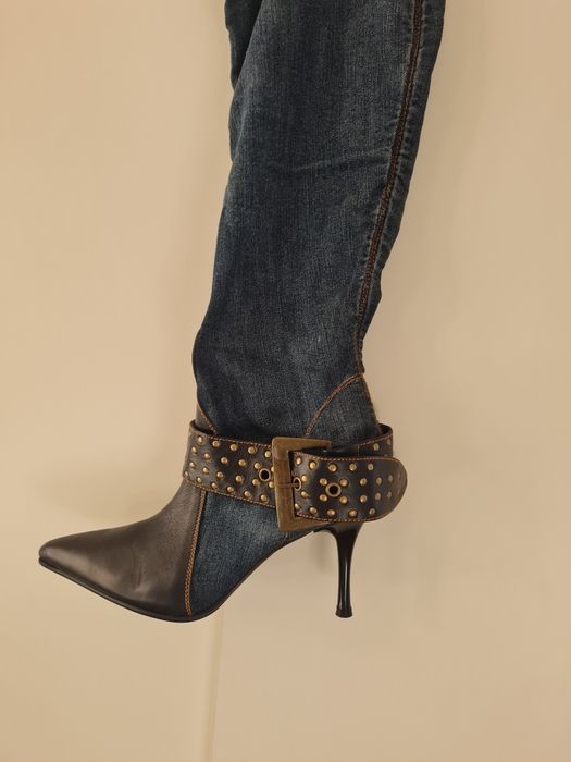 Летни дънкови ботуши