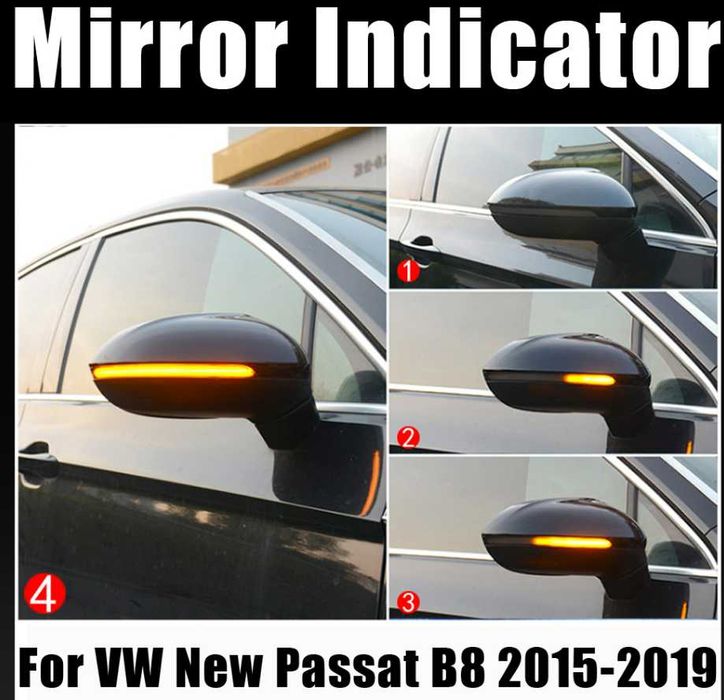 LED Динамични мигачи за VW Passat B8 , Golf 8 , Arteon. Гаранция