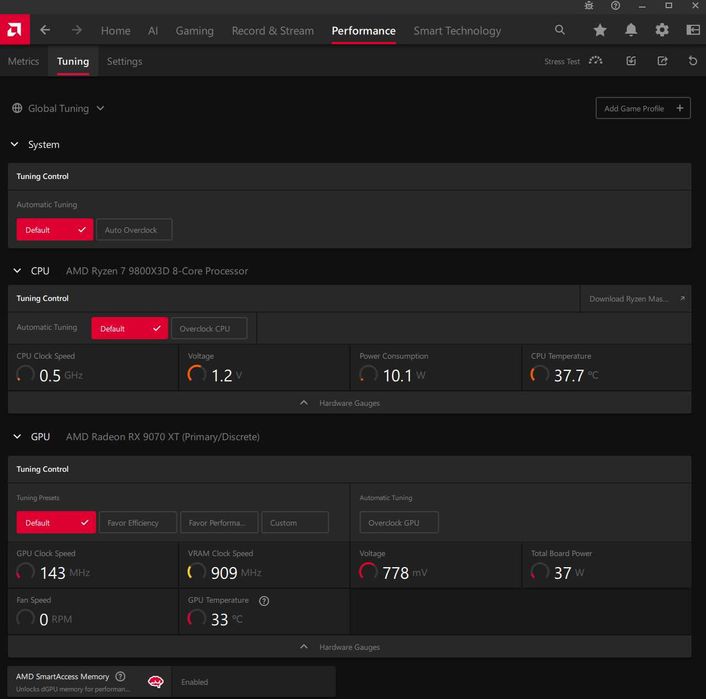 PC Gaming - Ryzen 7 9800X3D, RX 9070XT 16GB VRAM, 32GB DDR5 6000MHZ CL30