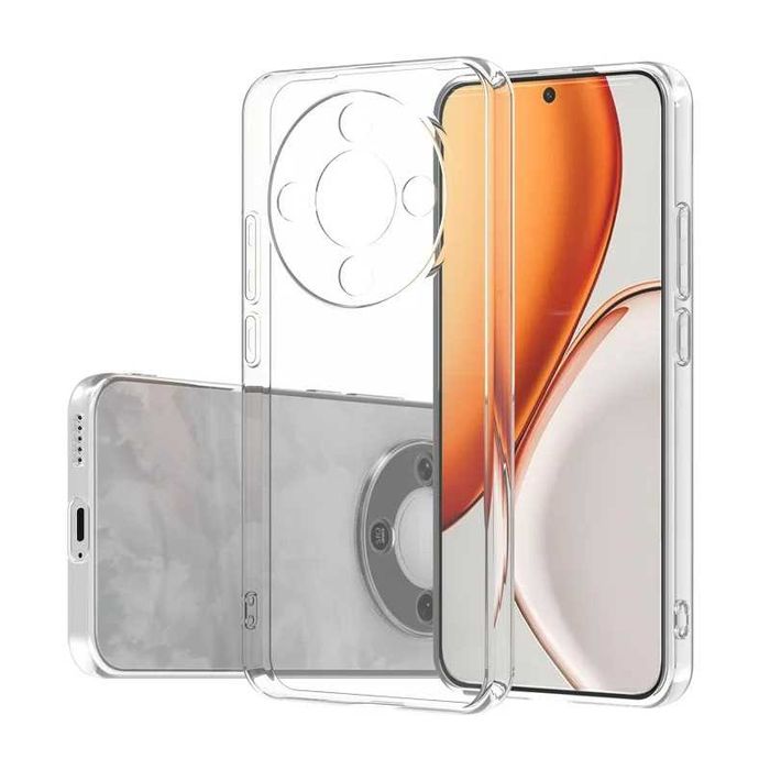 Honor Magic8 Lite - Силиконов Прозрачен Кейс Гръб