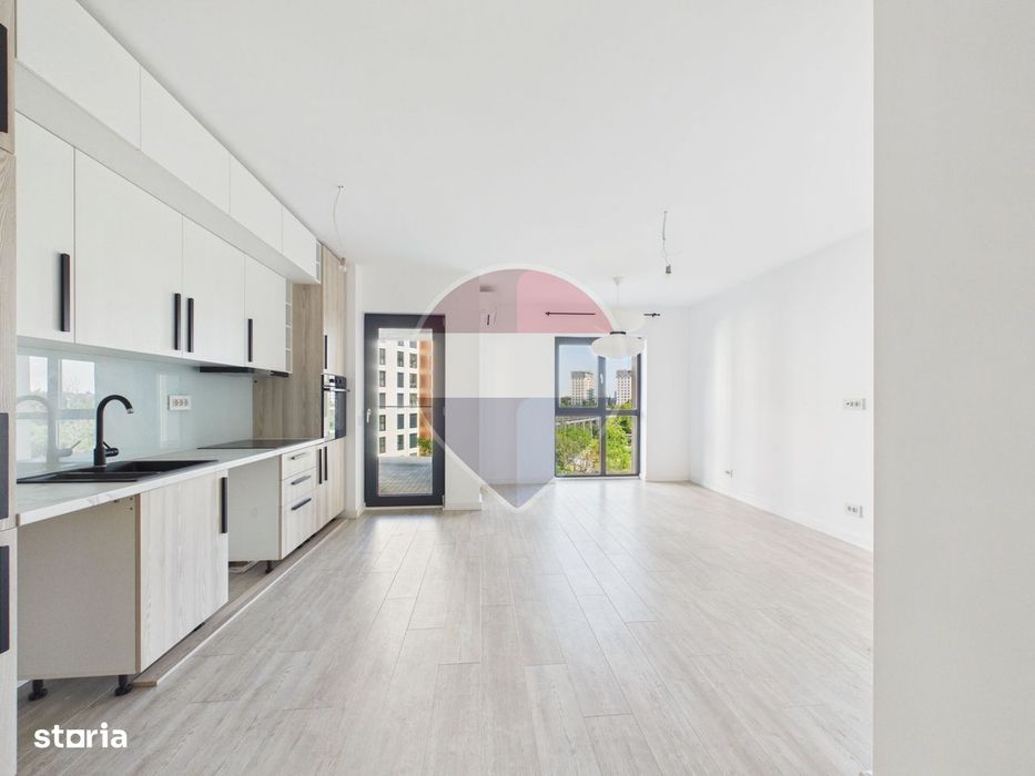 Apartament cu 3 camere de vânzare cu parcare subterana, nemobilat