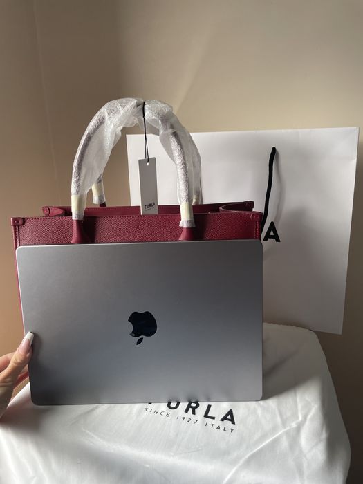 Голяма нова чанта Furla бордо