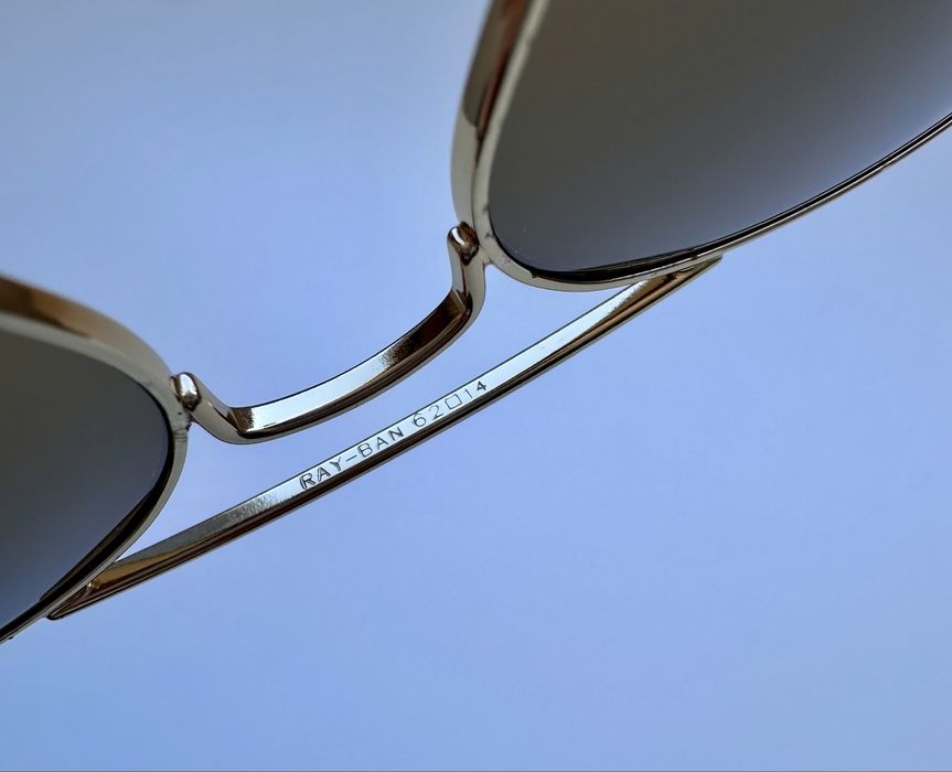 Ray Ban RB3025 Aviator Оригинални Златиста Рамка /Светло Кафяв Градиент 62mm