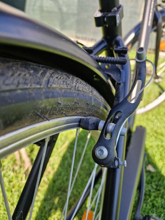 Bicicleta de oras Elops 100 cadru jos Negru, aproape noua (sub 100km parcursi)