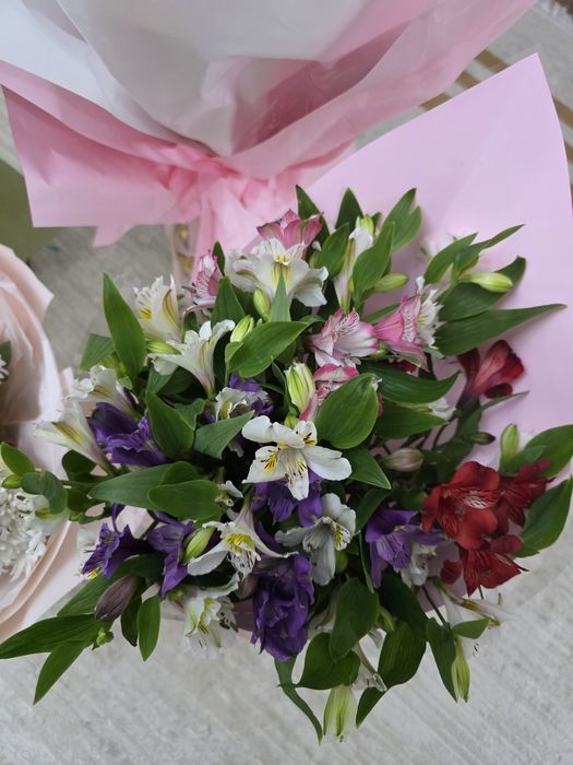 Цветы с дня рождения