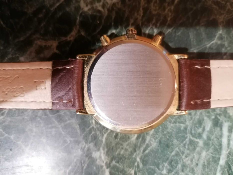 Позлатен луксозен часовник Osco chronograph Quartz