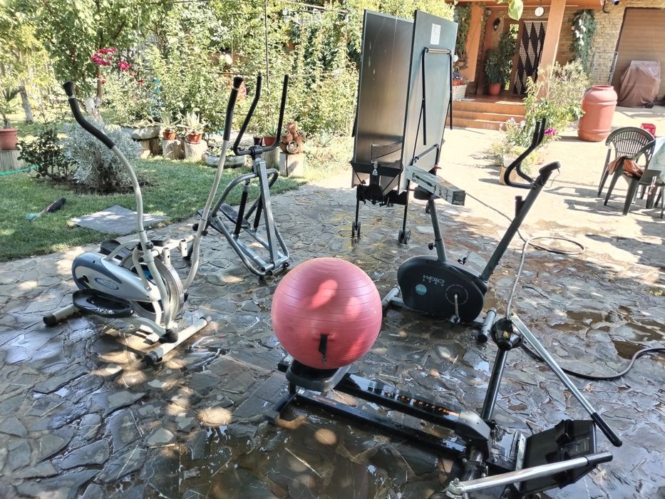 Aparatura fitness+masă ping pong