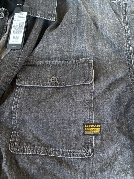 Camasa blugi GSTAR neagra prespata