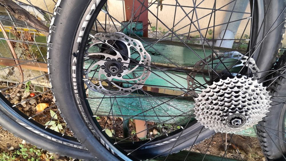 Set roti bicicleta mountainbike 29 inchi cu disc frana