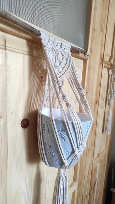 Плетени саксийници - макраме