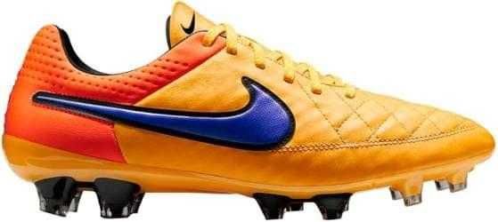 Футболни бутонки: Nike Tiempo Legend V FG - Laser Orange/ Violet