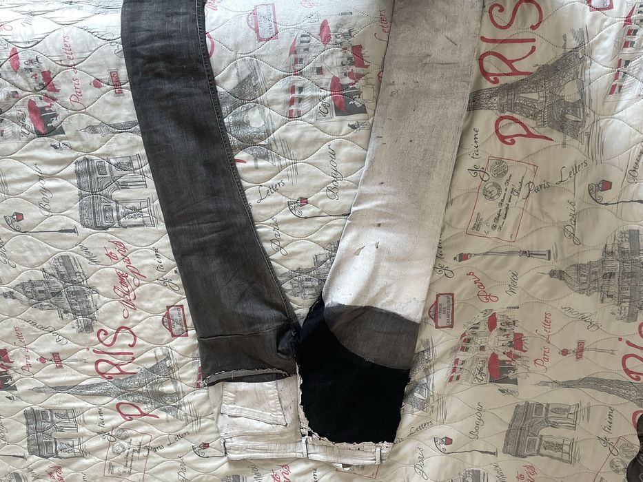 Rick Owens Tyrone Collage Denim - SAMPLE
