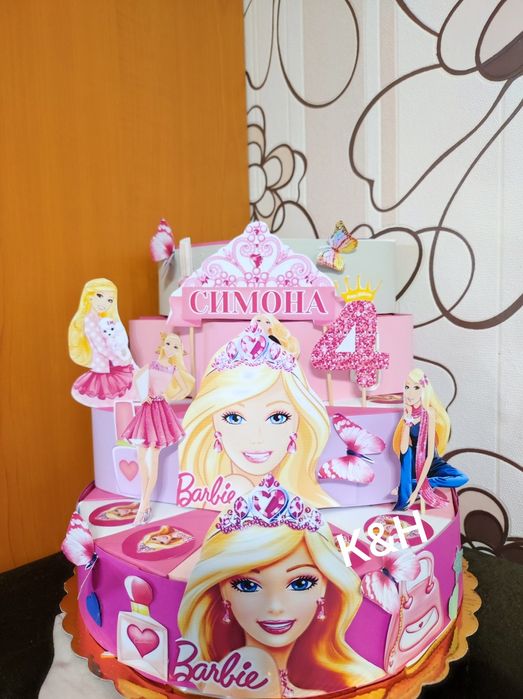 Картонена торта  за детски рожден ден