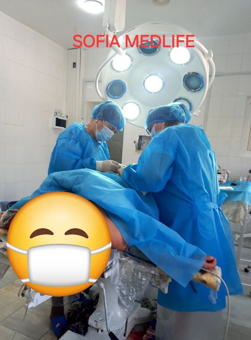 Bir marotabalik jarrohlik halati va prostinalari