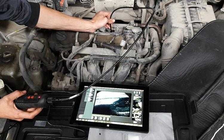 Эндоскопия в HD качестве, проверка состояния цилиндров и клапанов