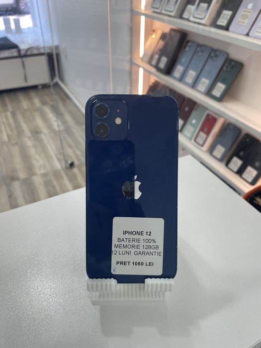 MAGAZIN : iPhone 12, 128GB, 100%, GARANTIE