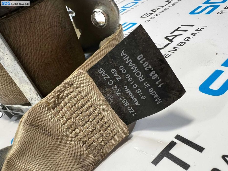 Centura Siguranta Dreapta Skoda Octavia 2 2004 - 2013 Cod 1Z0857702C