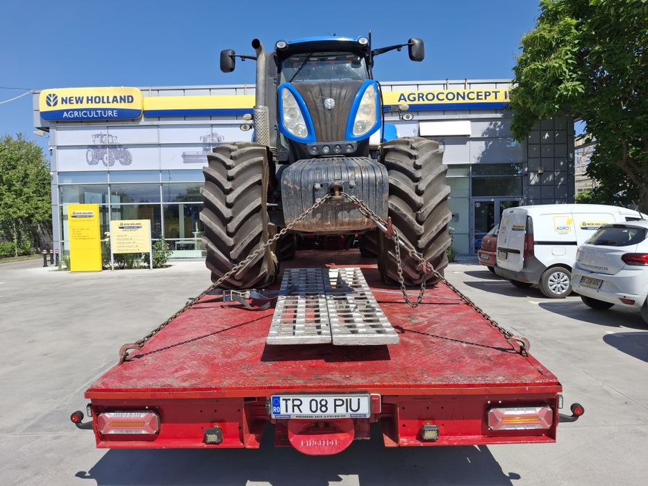 Tractari auto transport utilaje tractor combinator buldo manitou vola