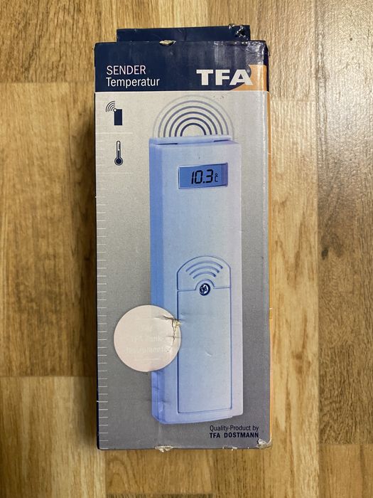 Senzor cu afișaj de temperatură TFA,Profesional.Nou