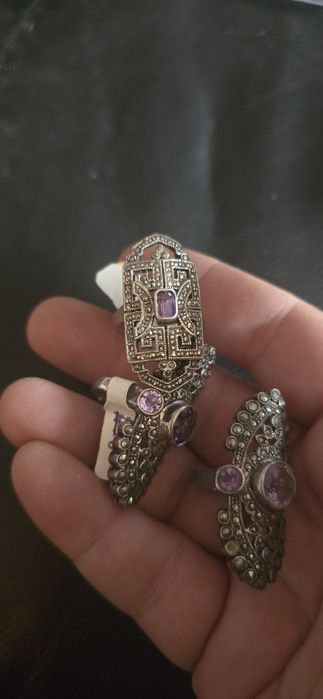 Inele argint ametist