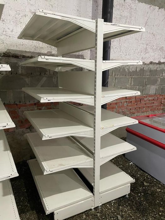 Стеллажи двусторонние б/у