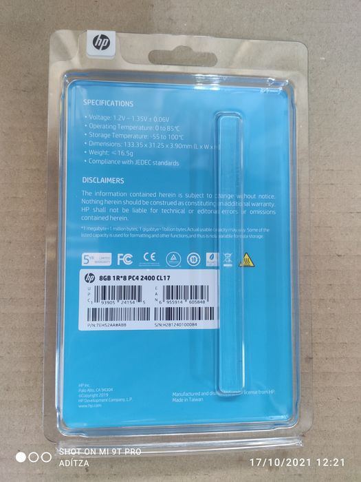 KIT 2x8Gb Memorie RAM pentru P C. DDR4 8Gb