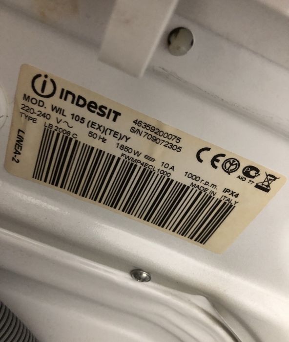 Стиральная машина Indesit