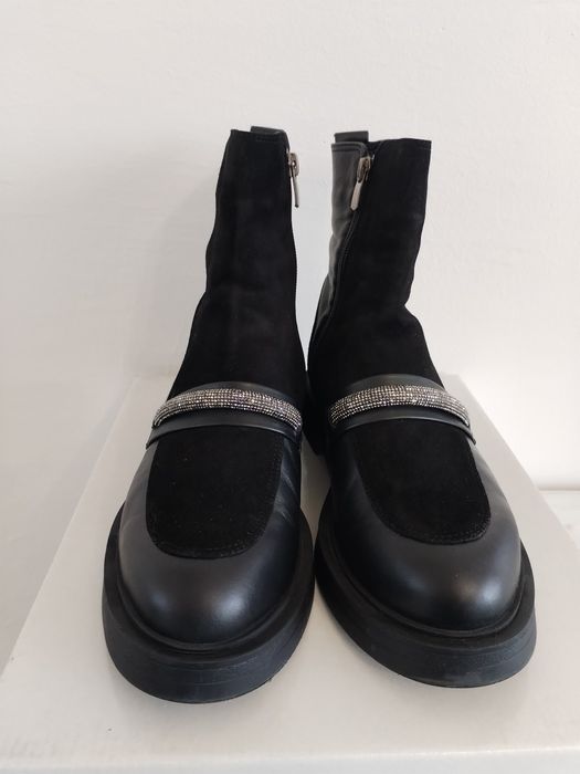 Дамски боти естествена кожа 39 номер