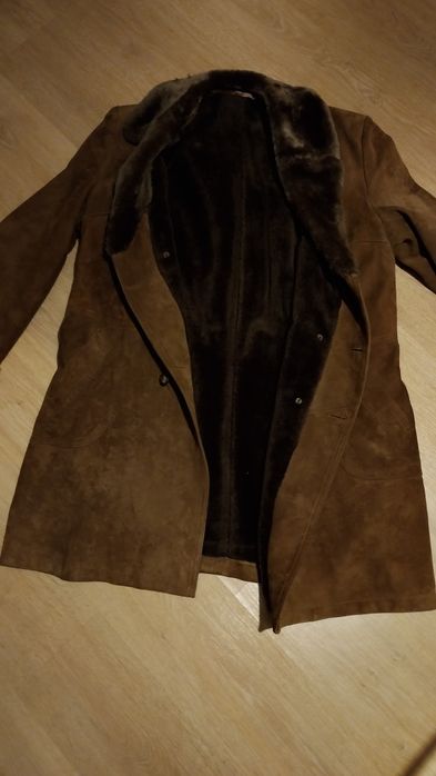 Мъжки кожух от агнешка кожа