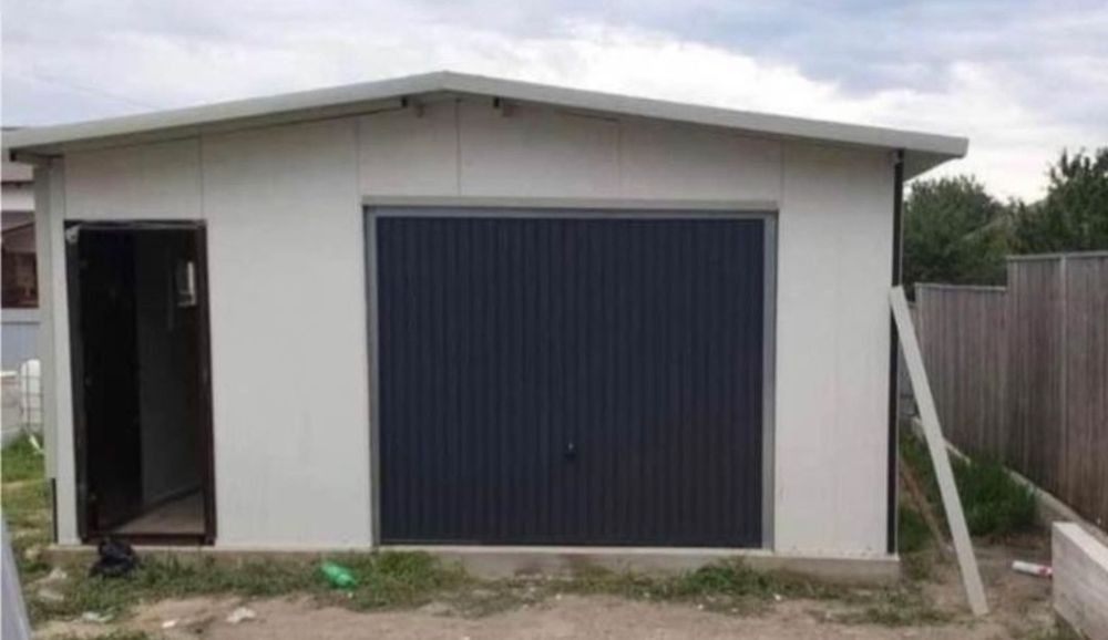 Vând garaj auto pe structură metalică la comanda clientului