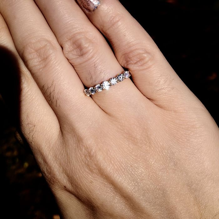 Кольцо-дорожка с бриллиантами