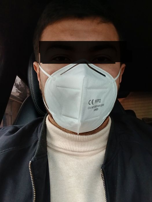 Maska KN 95 himoya vositasi