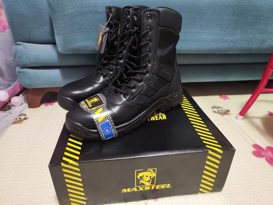 Кубинки - мъжки работни кожени кубинки 45 номер