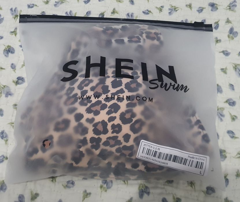 Sutien de plajă model leopard