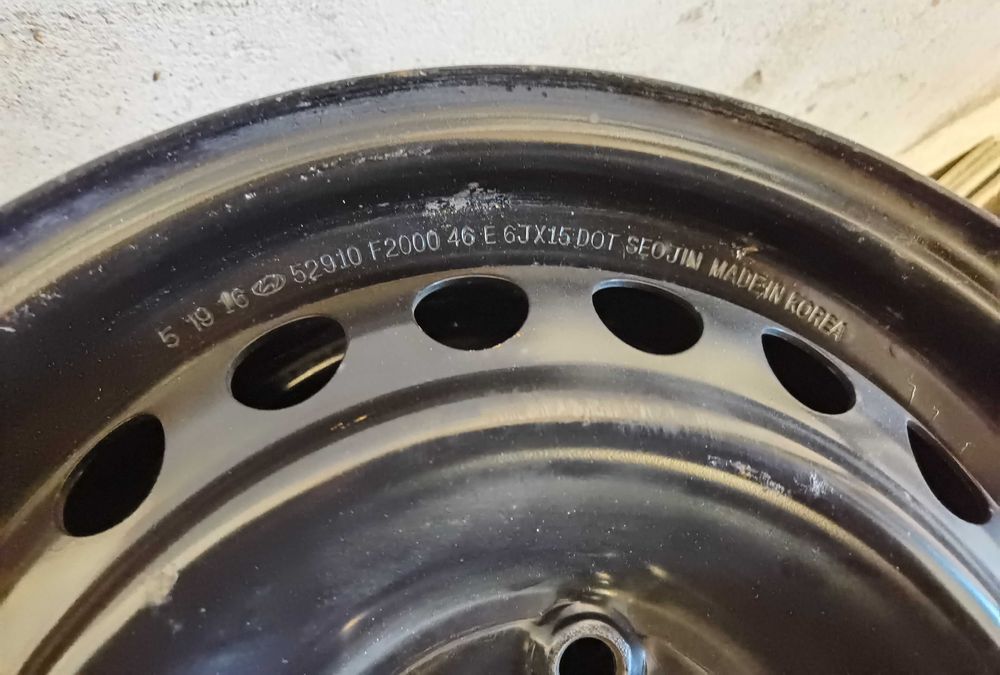 Стоманени джанти 15 цола за корейски автомобили