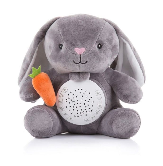 Плюшена играчка с проектор Chipolino - Зайче