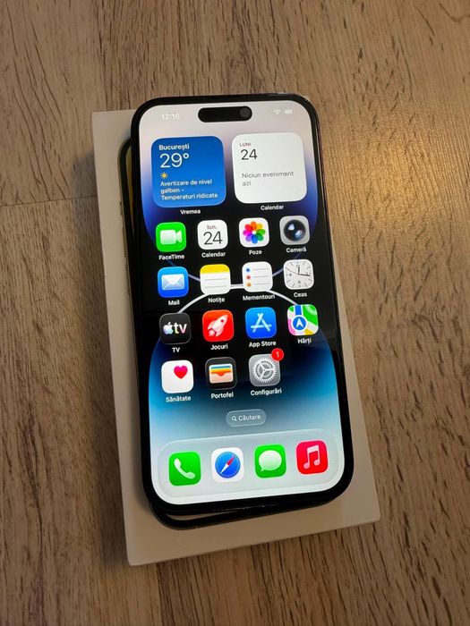 Vand Sau Schimb IPhone 14 PRO Space Black 256Gb Neverlocked