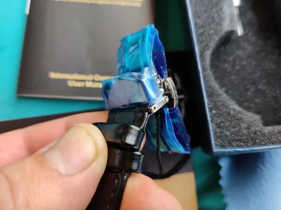 Ceas mecanic automatic Lige Tourbillon  Black